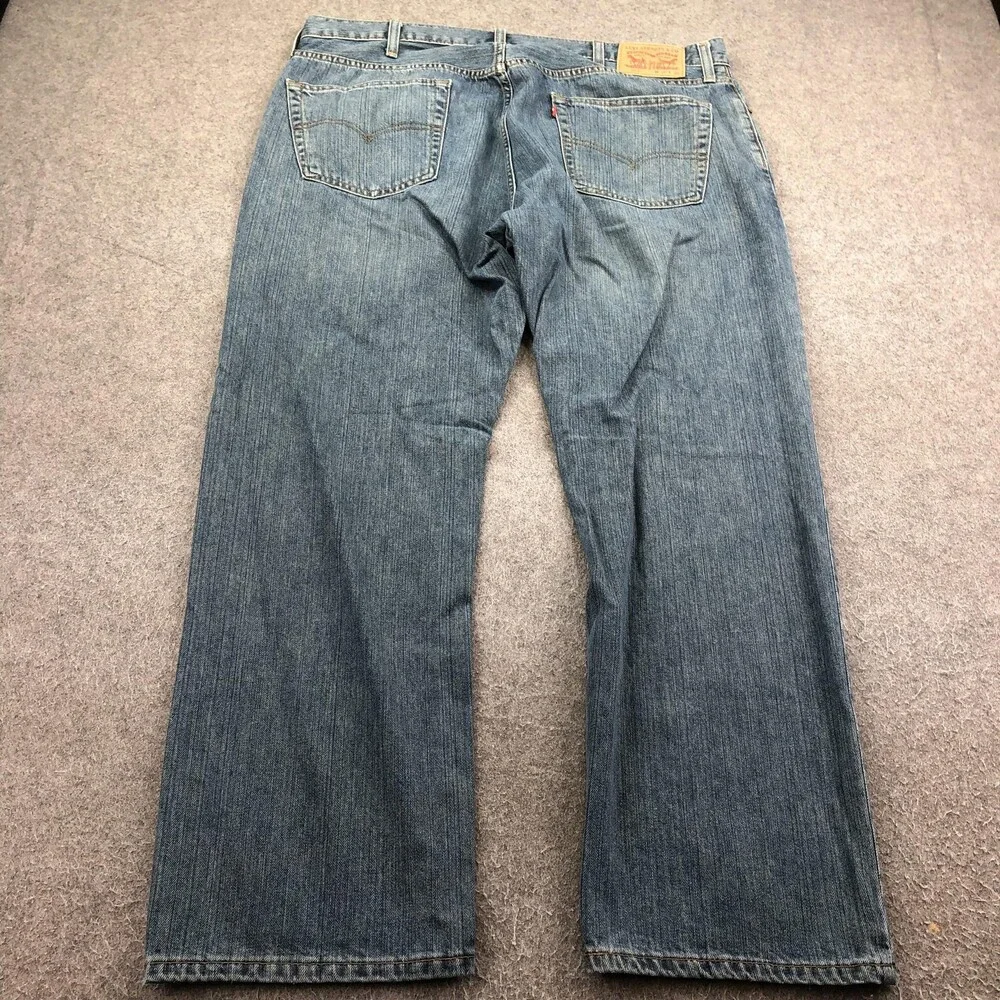Levis 559 Jeans Mens 38x30 Blue Medium Wash Relaxed Straight Denim Pants Casual
